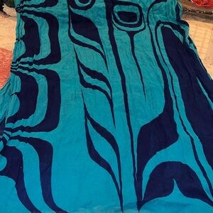 Native Northwest cotton wrap or scarf 64” x 26”